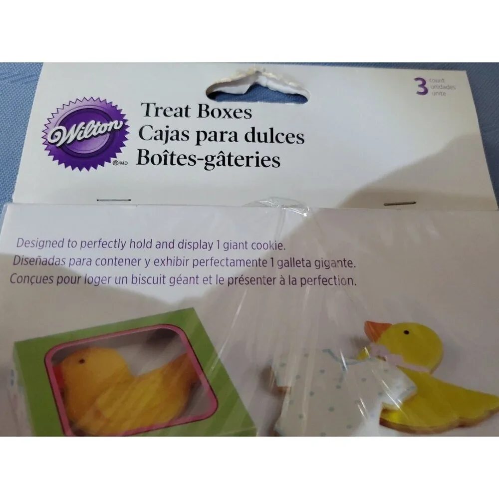 Wilton Baby Shower Treat Box With Baby foot Print
